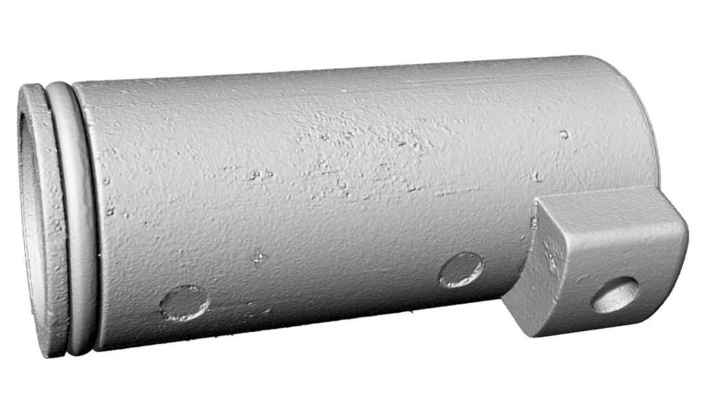 3D CT scan of a plastic part
