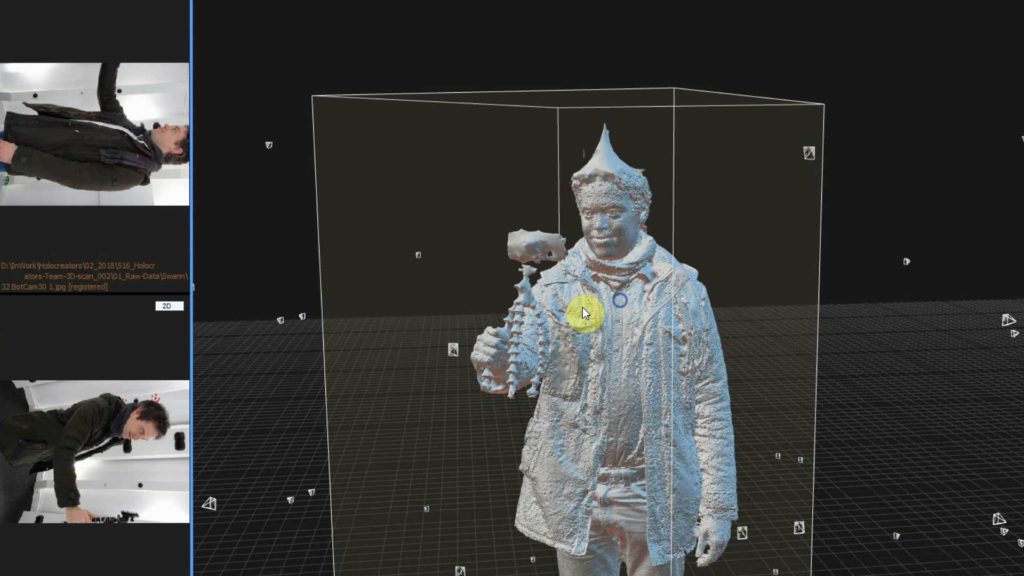 Cleaned up photogrammetry 3D scan of Swann Rack holding a cell phone