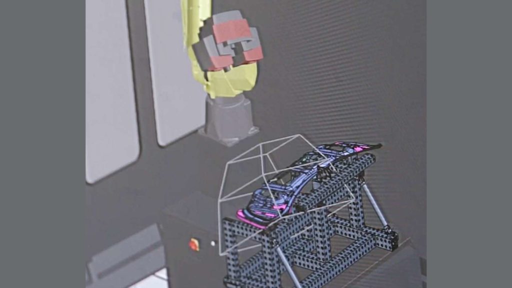 GOM software for controlling Atos 3D scanner on robotic arm